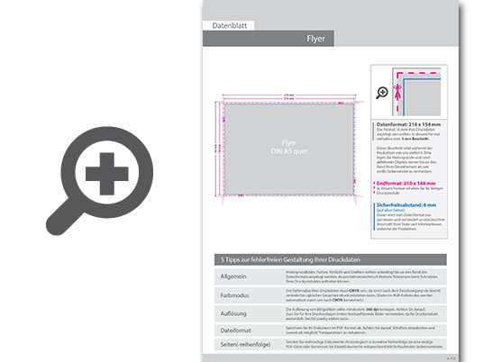 Product Bild flyer_din_a5_quer_(21_0_cm_x_14_8_cm)__einseitig_bedruckt
